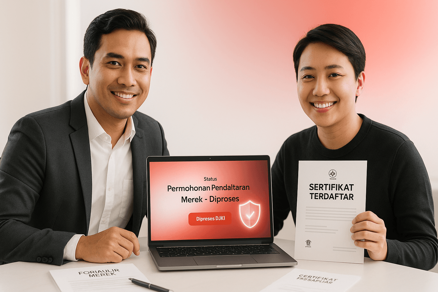 Dasbor pengurusan merek urusmerek.id untuk pendaftaran dan perpanjangan.