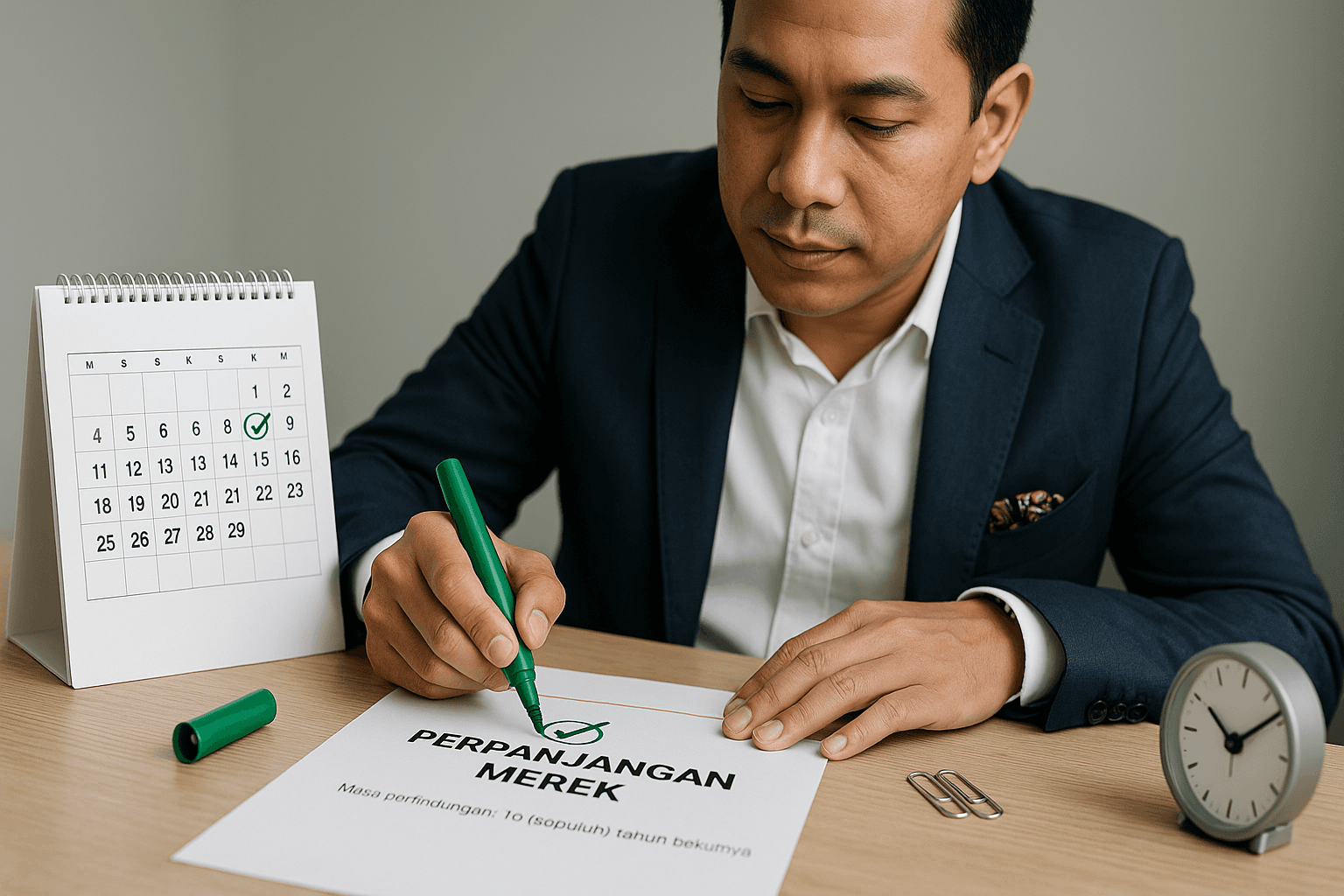 Perpanjangan sertifikat merek